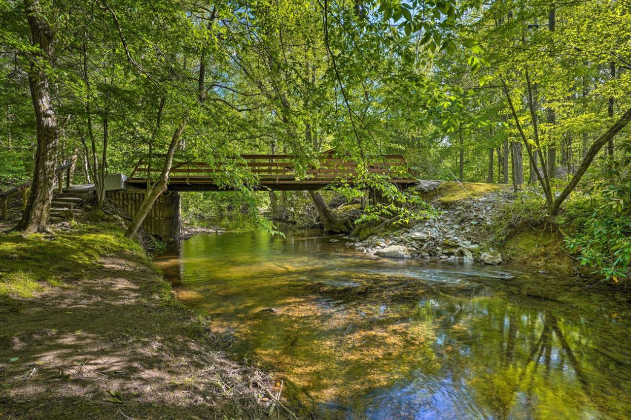Cozy Tellico Plains Cabin With Large Mountain Creek! Eksteriør billede